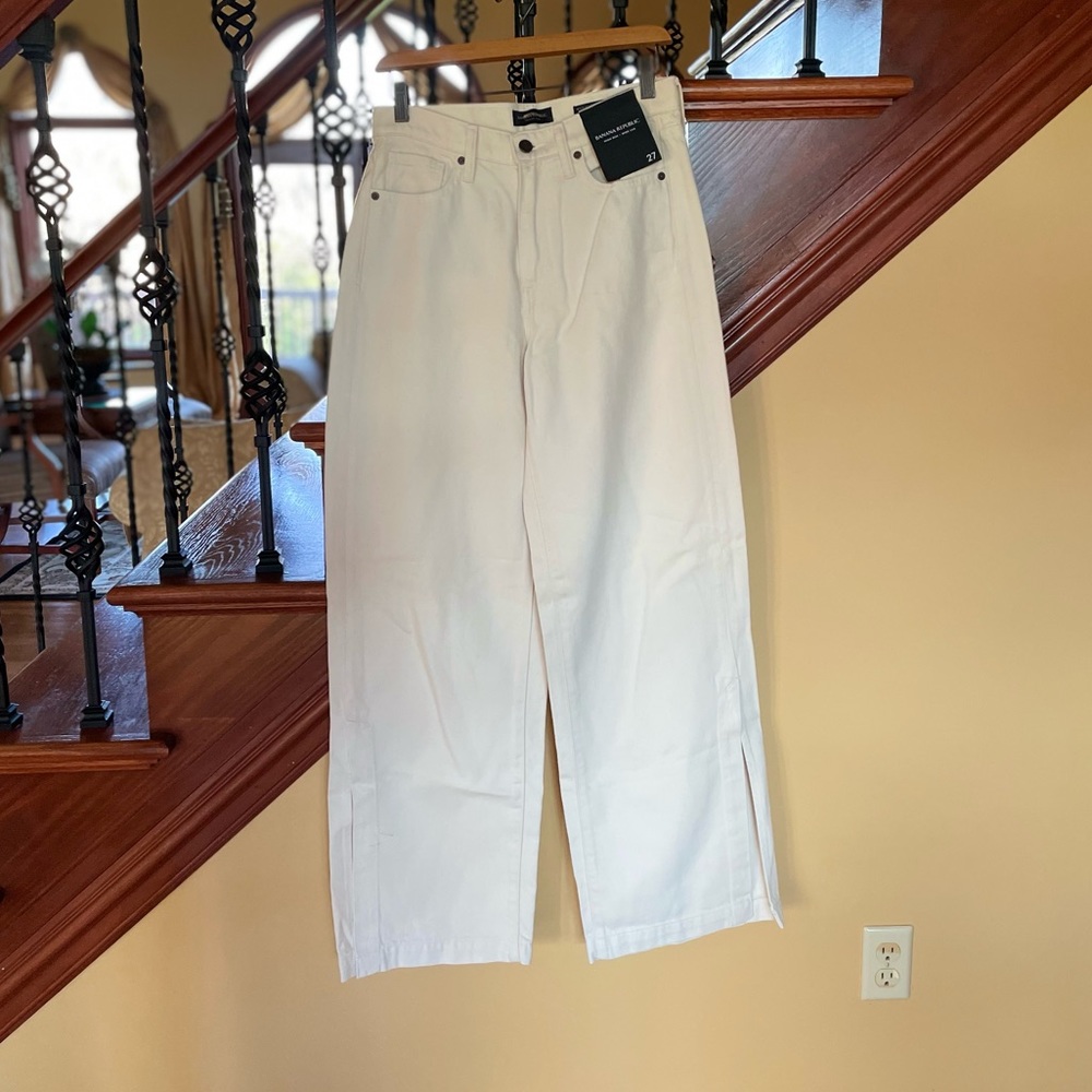 Banana Republic High-Rise Wide Leg Jean